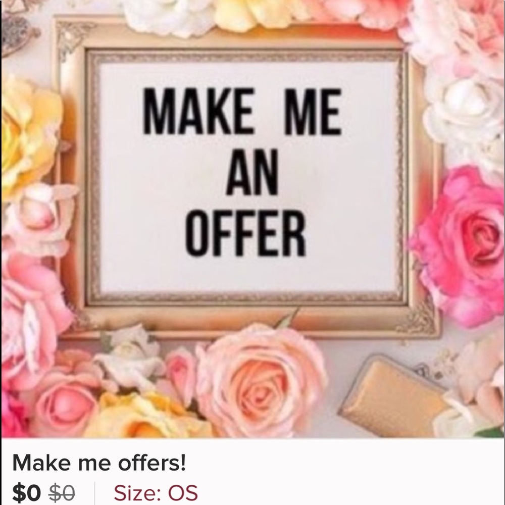Make me an offer